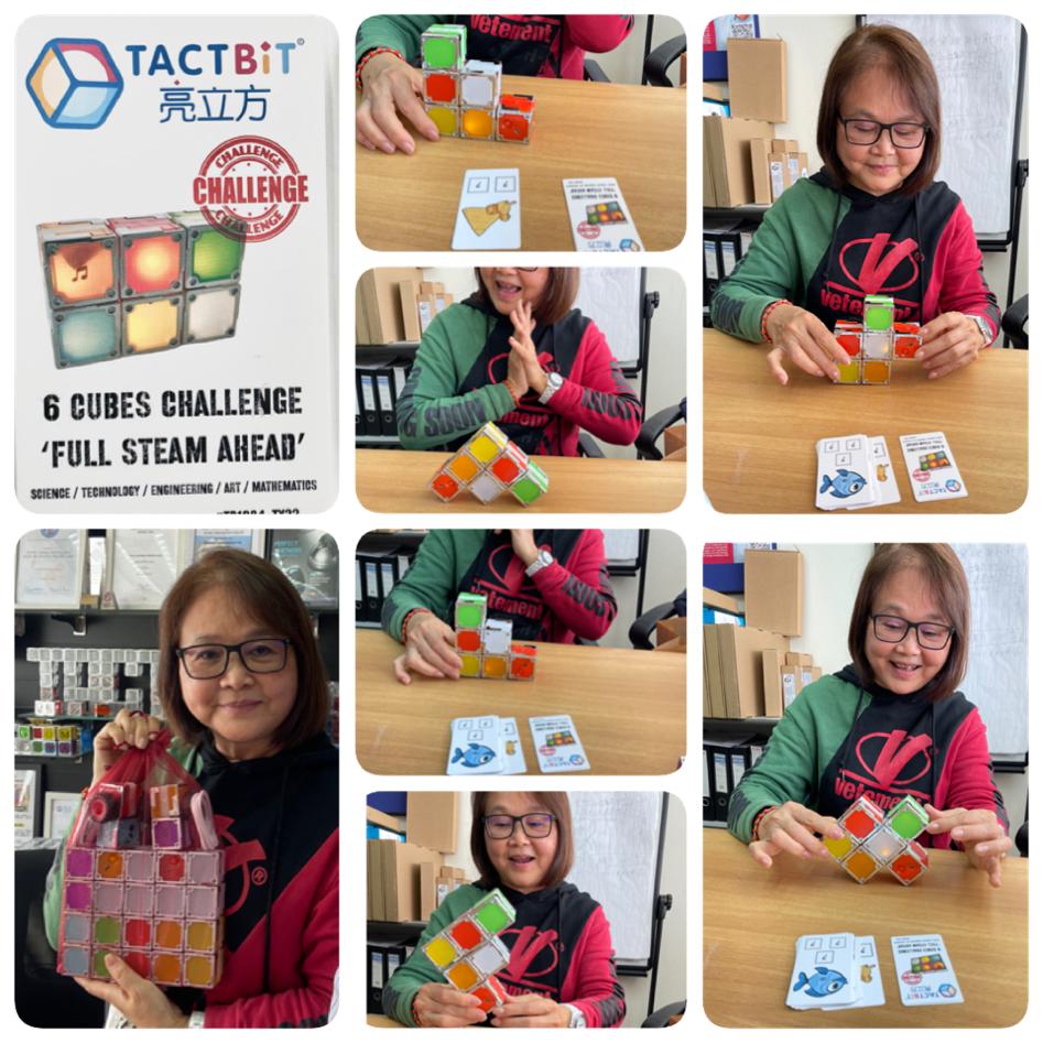 TACTBIT Basic STEAM SET (12 cubes): Ignite the STEAM talents from age 1 - 100