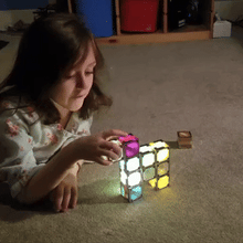 Load image into Gallery viewer, 24 Magnetic Electronic Cubes Set | LED Light-Up STEAM Building Blocks with Music & Recorder | STEM Educational Toy, Montessori & Sensory Play for ADHD, SEN & Autism | Fun for All Ages 1–100