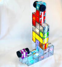 Load image into Gallery viewer, Quad Magnetic Electronic Cubes Set | LED Light-Up STEAM Building Blocks with Music & Recorder | STEM Educational Toy, Montessori & Sensory Play for ADHD, SEN & Autism | Fun for All Ages 1–100