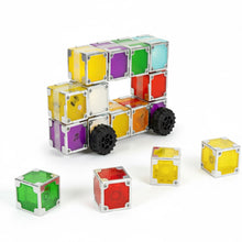 Load image into Gallery viewer, 12 Magnetic Electronic Cubes Set | LED Light-Up STEAM Building Blocks with Music &amp; Recorder | STEM Educational Toy, Montessori &amp; Sensory Play for ADHD, SEN &amp; Autism | Fun for All Ages 1–100
