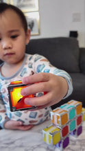 Load and play video in Gallery viewer, 24 Magnetic Electronic Cubes Set | LED Light-Up STEAM Building Blocks with Music &amp; Recorder | STEM Educational Toy, Montessori &amp; Sensory Play for ADHD, SEN &amp; Autism | Fun for All Ages 1–100
