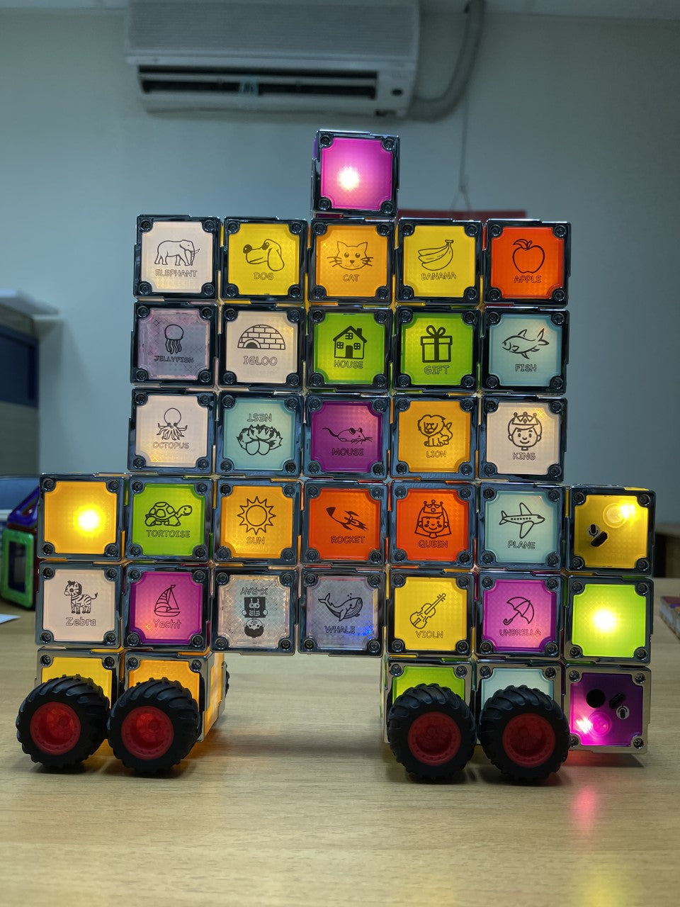 children education stem toys magnetic electronic   building bricks